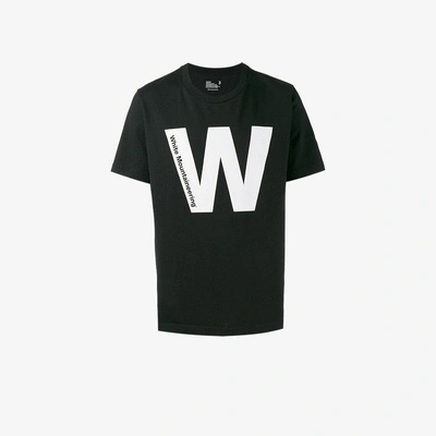 Shop White Mountaineering Printed Short Sleeve T-shirt In Black