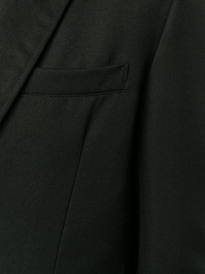 Shop Sulvam Single Breasted Coat In Black