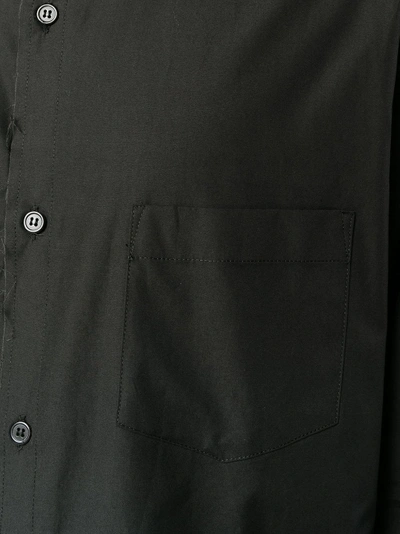 Shop Sulvam Long Shirt In Black