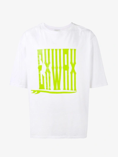 Shop Ex Infinitas Exwax Printed T-shirt In White