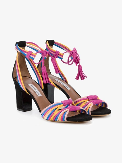 Shop Tabitha Simmons Gewebte Sandalen In Multicolour