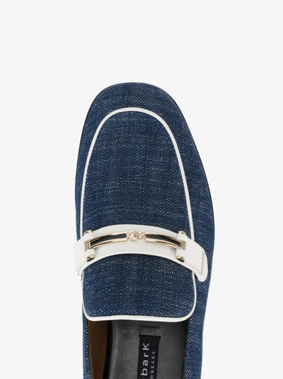 Shop Newbark Denim Melanie Loafers In Blue