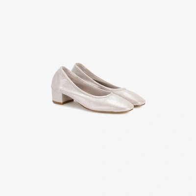 Shop Maryam Nassir Zadeh Silver Roberta Pumps In Metallic