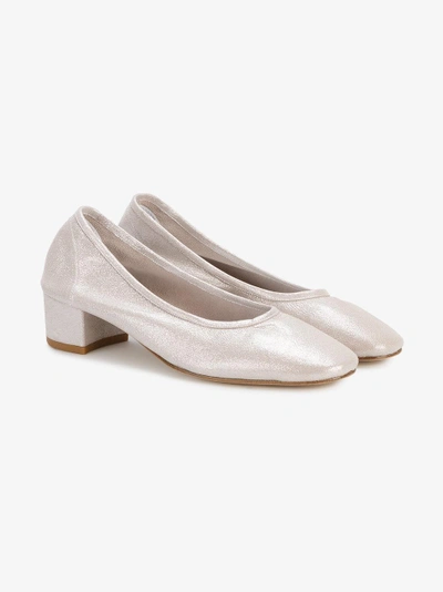 Shop Maryam Nassir Zadeh Silver Roberta Pumps In Metallic