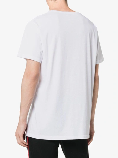 Shop Alexander Mcqueen Crew Neck Anatomical Print T-shirt In White