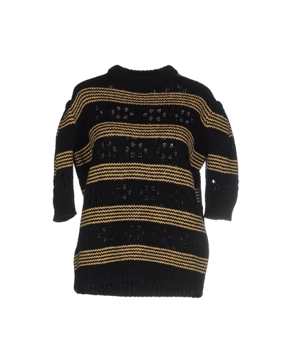 Shop Miu Miu Sweaters In Black