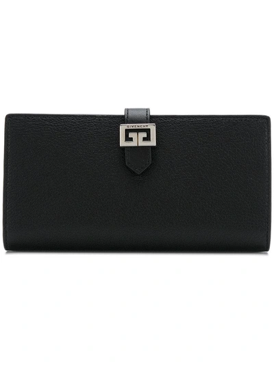 Shop Givenchy Gv3 Long Wallet - Black