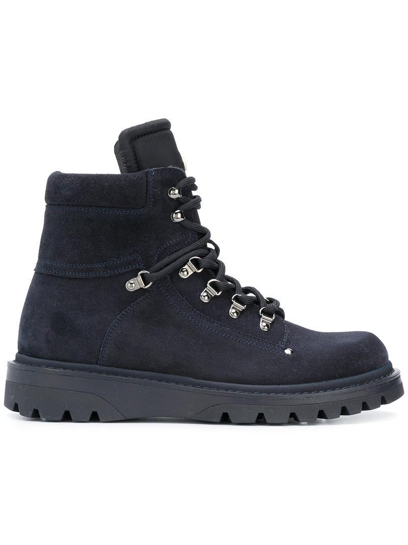 moncler egide suede hiking boots