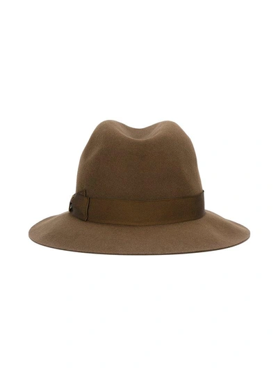 Shop Borsalino Felt Fedora Hat - Brown