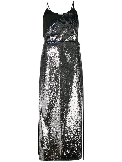 Shop Act N°1 Sequinned Dress - Metallic
