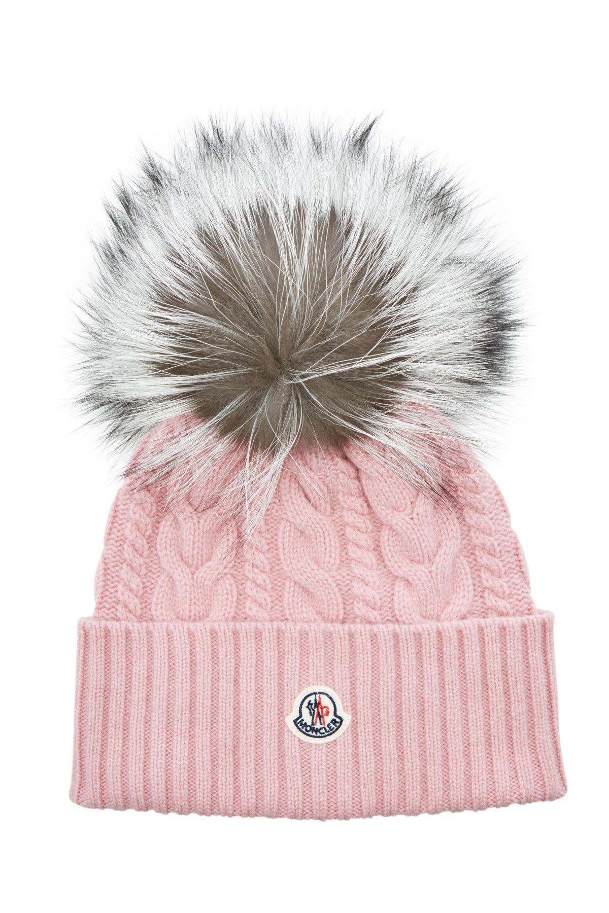 moncler hat pink