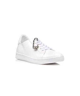 white leather lace up sneakers women's