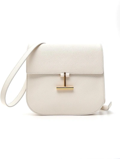 Shop Tom Ford T Buckle Bag In White