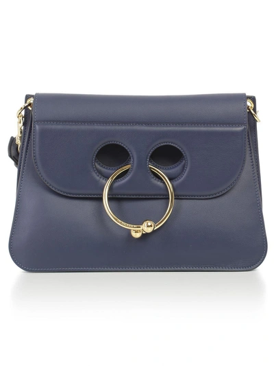 Shop Jw Anderson Medium Pierce Bag In Navy