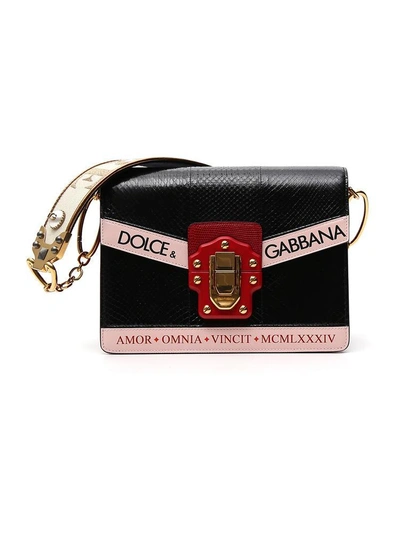 Shop Dolce & Gabbana Lucia Shoulder Bag In Multi