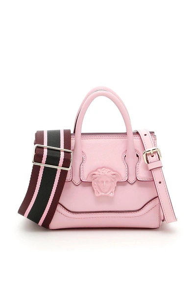 Shop Versace Palazzo Empire Mini Shoulder Bag In Pink