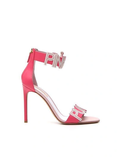 Shop Valentino Pink Punk Sandals