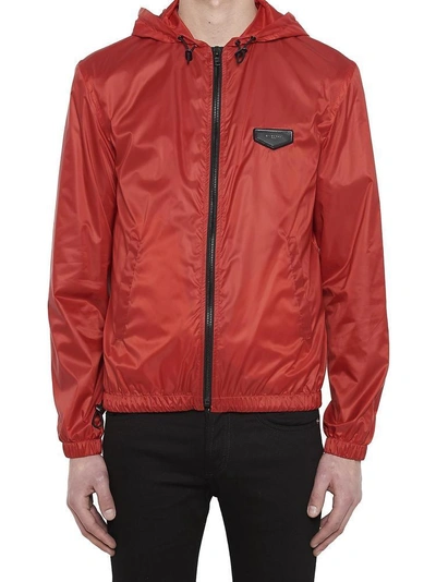 Shop Givenchy Windbreaker Jacket In Red