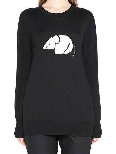 Shop Loewe Mouse Sweater In Black