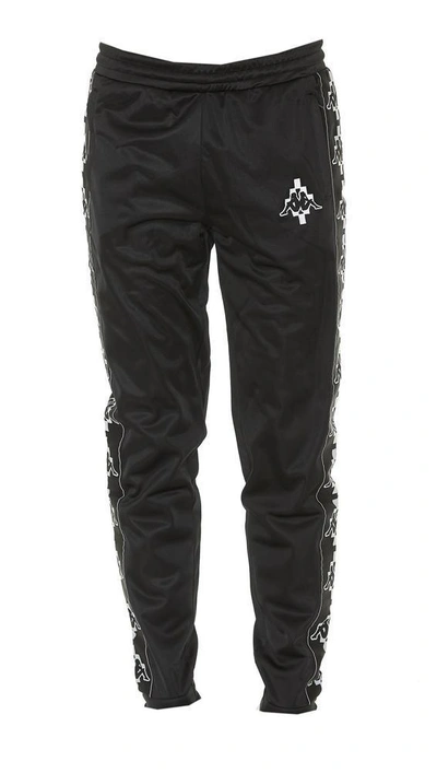 Shop Marcelo Burlon County Of Milan X Kappa Track Pants In Black