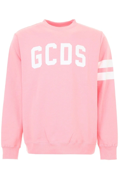 Shop Gcds Logo Sweater In Pink