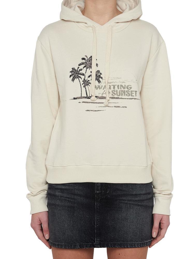 saint laurent waiting for sunset hoodie