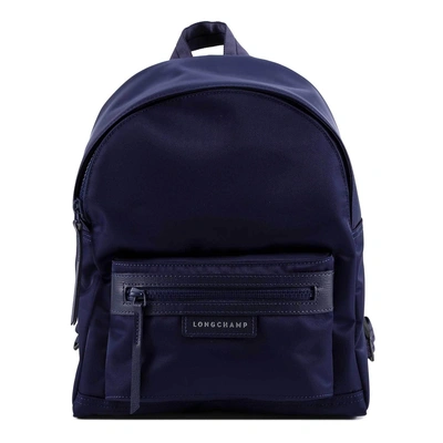 Shop Longchamp Classic Backpack In Blue