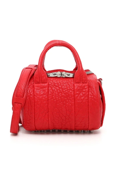 Shop Alexander Wang Mini Rockie Tote Bag In Red