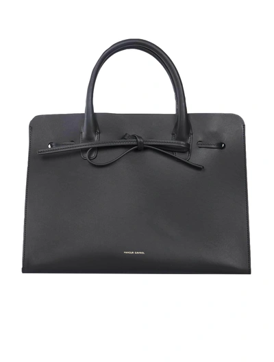 Shop Mansur Gavriel Sun Bag In Black