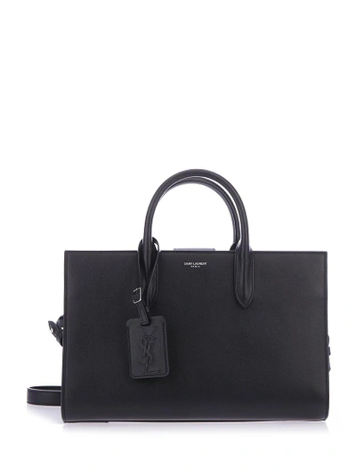 Shop Saint Laurent Jane Tote Bag In Black