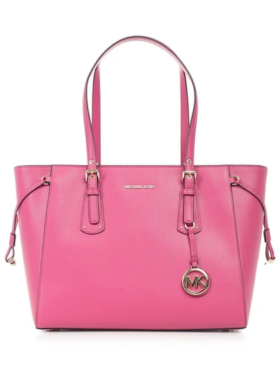 Shop Michael Michael Kors Voyager Tote Bag In Pink