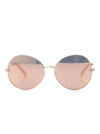 Shop Stella Mccartney Round Sunglasses In Gold