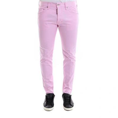 Shop Dsquared2 Skinny Dan Jeans In Pink