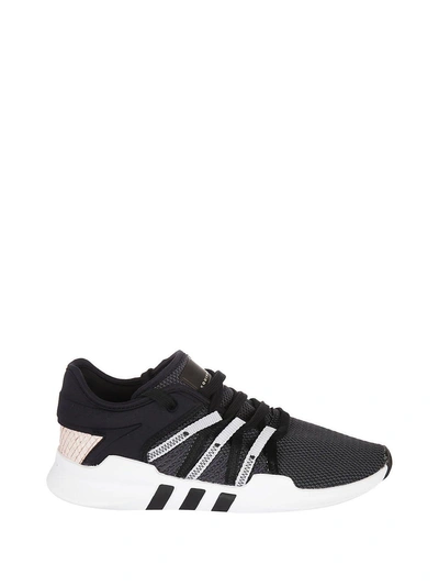 Shop Adidas Originals Eqt Adv Racing Sneakers In Black