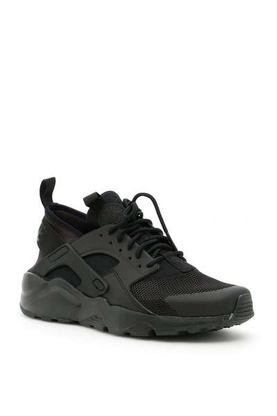 Shop Nike Huarache Run Ultra Sneakers In Black