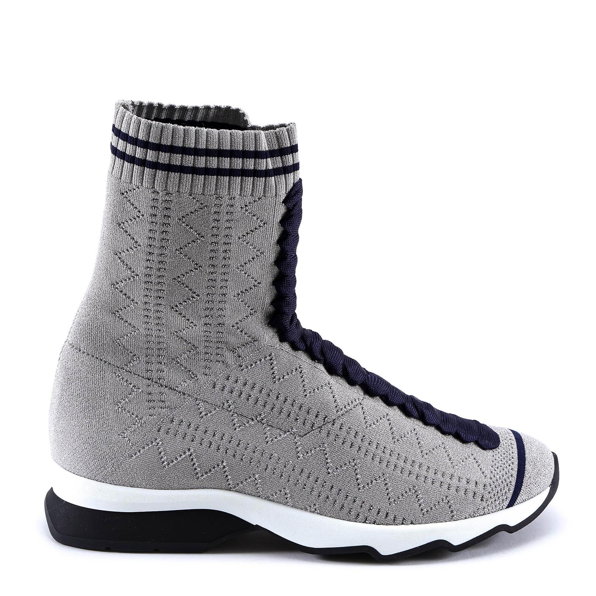 fendi silver sneakers