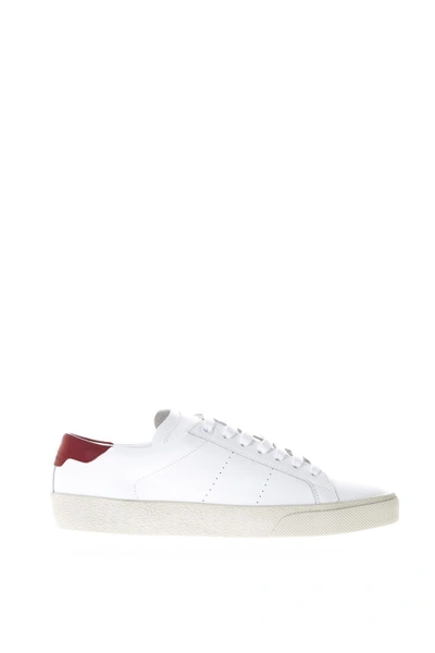 Shop Saint Laurent Sl 06 Classic Court Sneakers In White