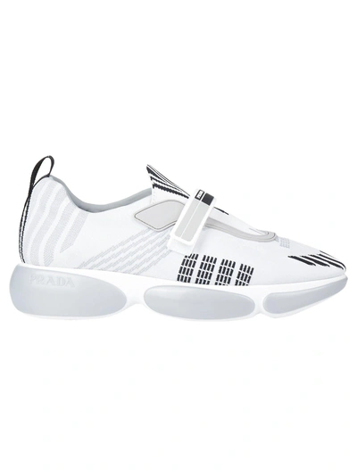 Shop Prada Cloudburst Sneakers In White