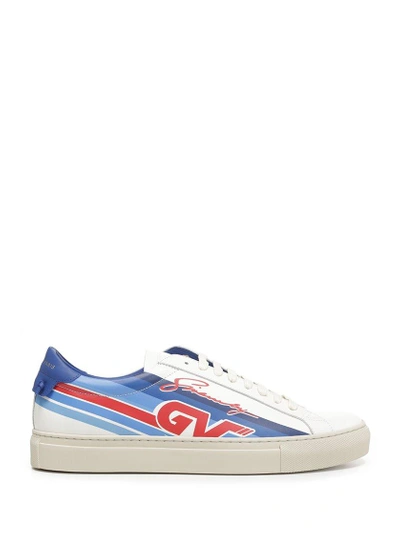 Shop Givenchy Gv Printed Sneakers In White