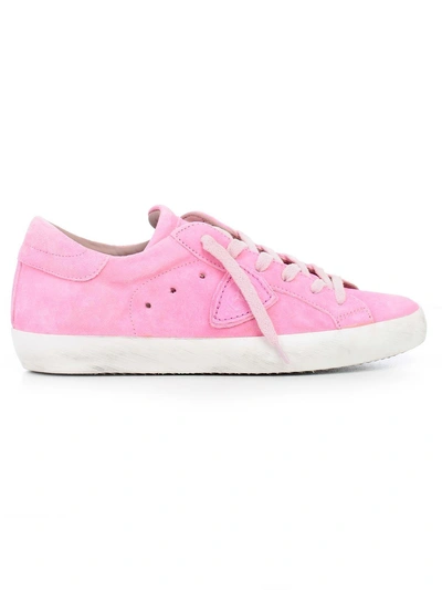 Shop Philippe Model Paris Sneakers In Pink