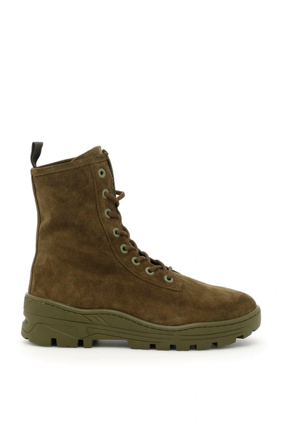 Shop Yeezy Season 6 Combat Boots In Brown