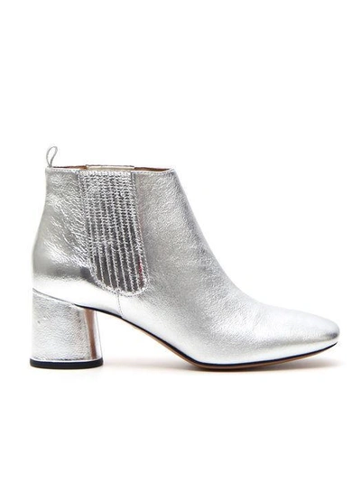 Shop Marc Jacobs Rocket Chelsea Boots In Silver