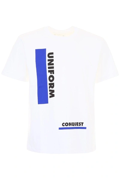 Shop Sacai Uniform Conquest T In White