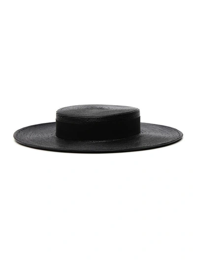Shop Saint Laurent Sun Hat In Black