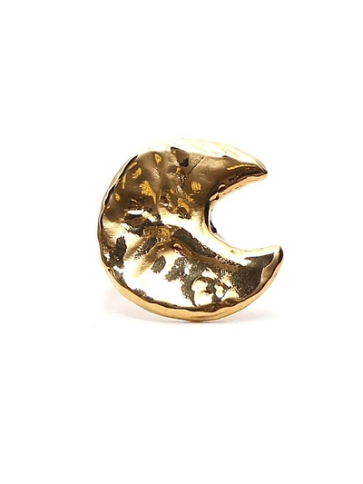 Shop Givenchy Astral Moon Ring In Gold