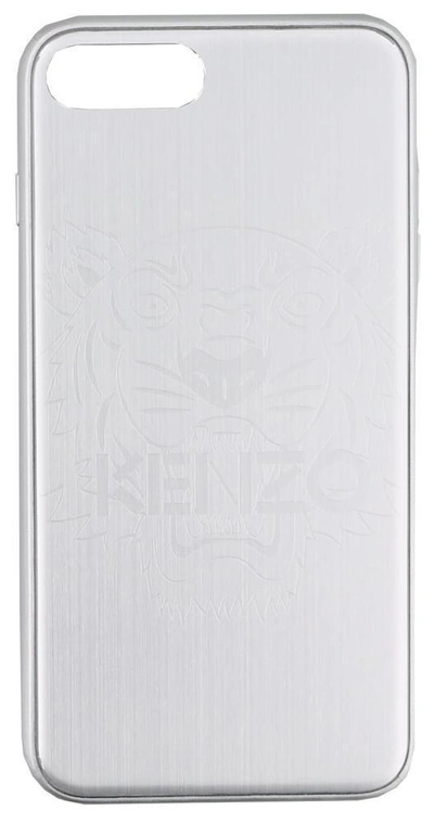 Shop Kenzo Tiger Iphone 7 Plus Case In Silver