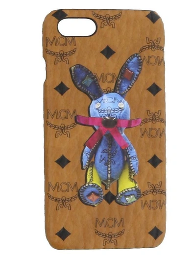 Shop Mcm Iphone 8s Rabbit Phone Case In Brown