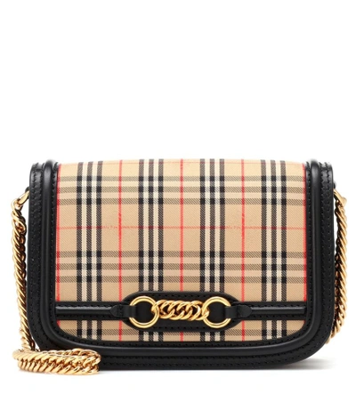 Shop Burberry The 1983 Check Link Shoulder Bag In Multicoloured