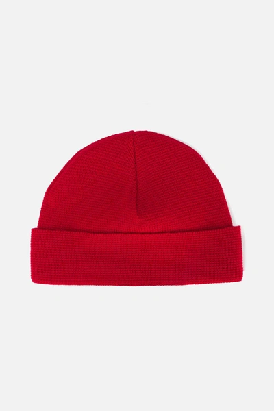 Shop Ami Alexandre Mattiussi Beanie In Red