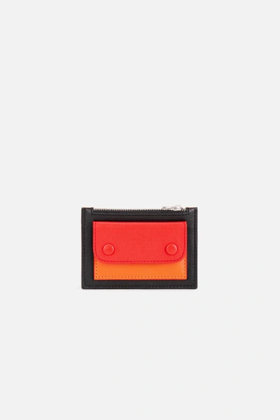 Shop Ami Alexandre Mattiussi Zipped Cardholder In Black